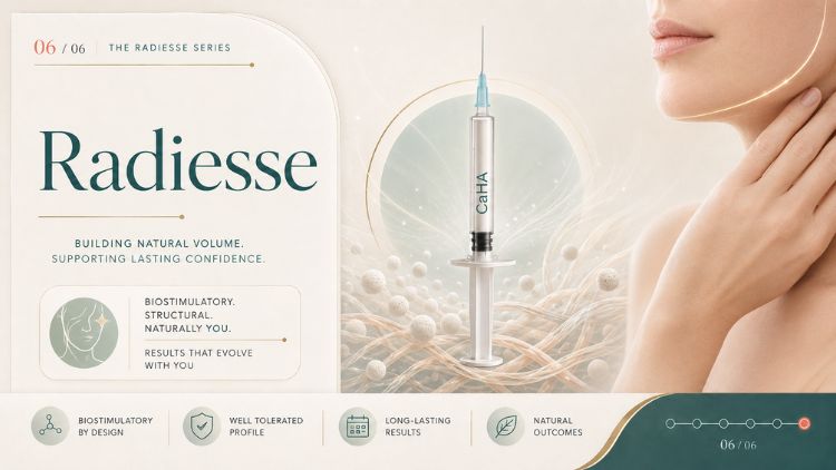 Read more about the article Radiesse Explained: How It Works, What It Treats, and Why the Neck Is Different
